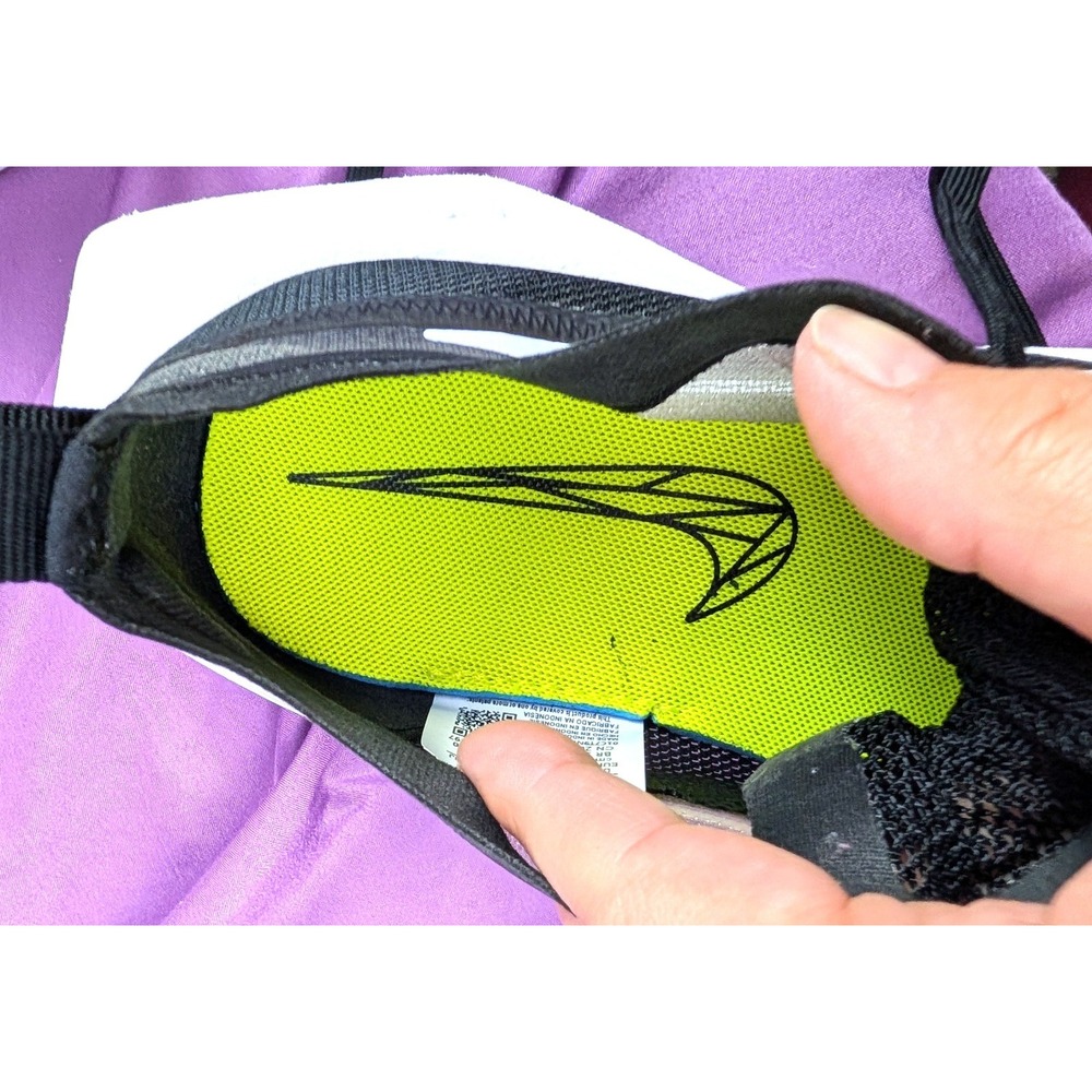 Nike Vista Lite Womens Sz 9 Black Lime Volt White Running Sneakers CI0905-001 - Picture 6 of 14